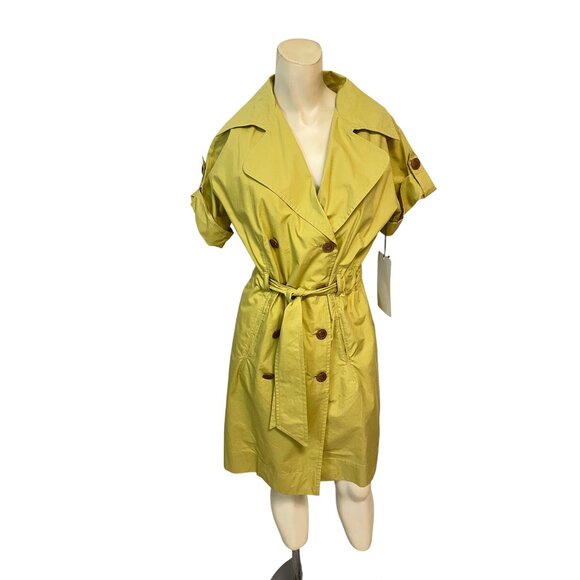 Cabi Loaquat Trench Coat Dress #390 Safari Dress Small NWT - Picture 3 of 7